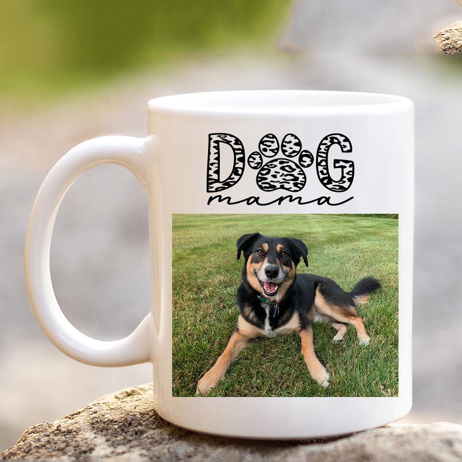 Dog Mama with Photo - Mug