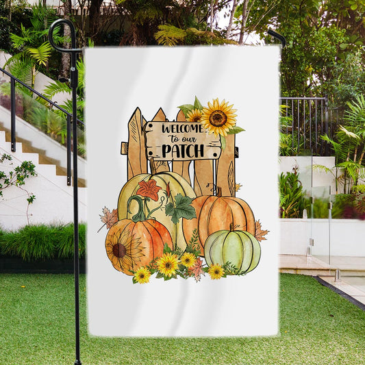 Welcome to our Patch Garden Flag