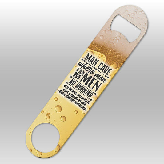 Man Cave Rules - Bottle Opener