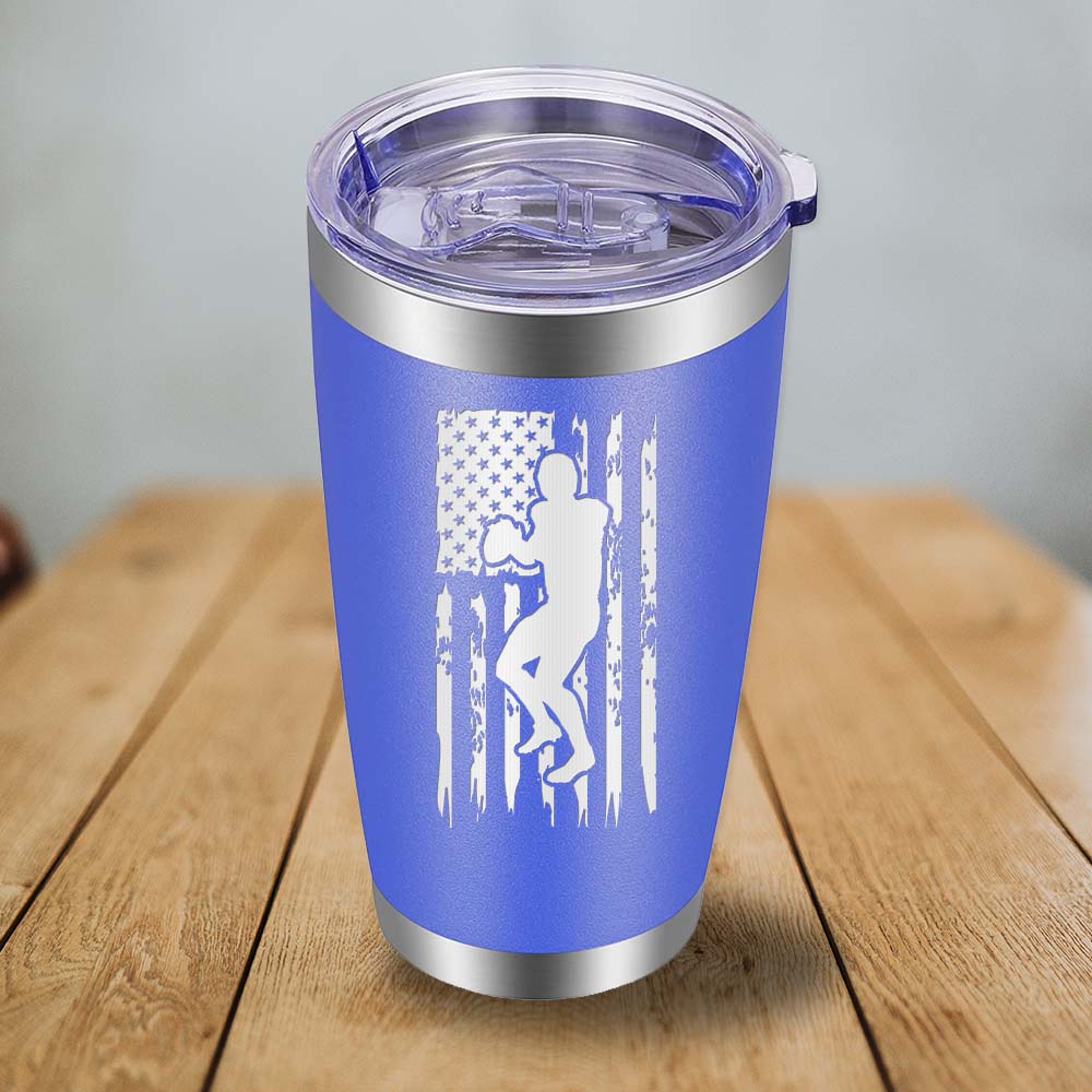 USA Flag Football - 20oz Tumbler