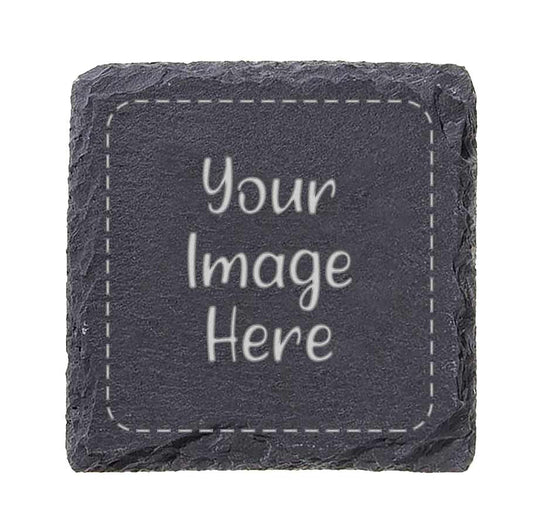 Personalized Slate Coaster-Bring Your Own Graphics