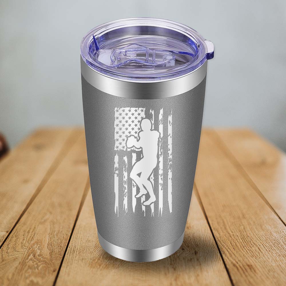 USA Flag Football - 20oz Tumbler