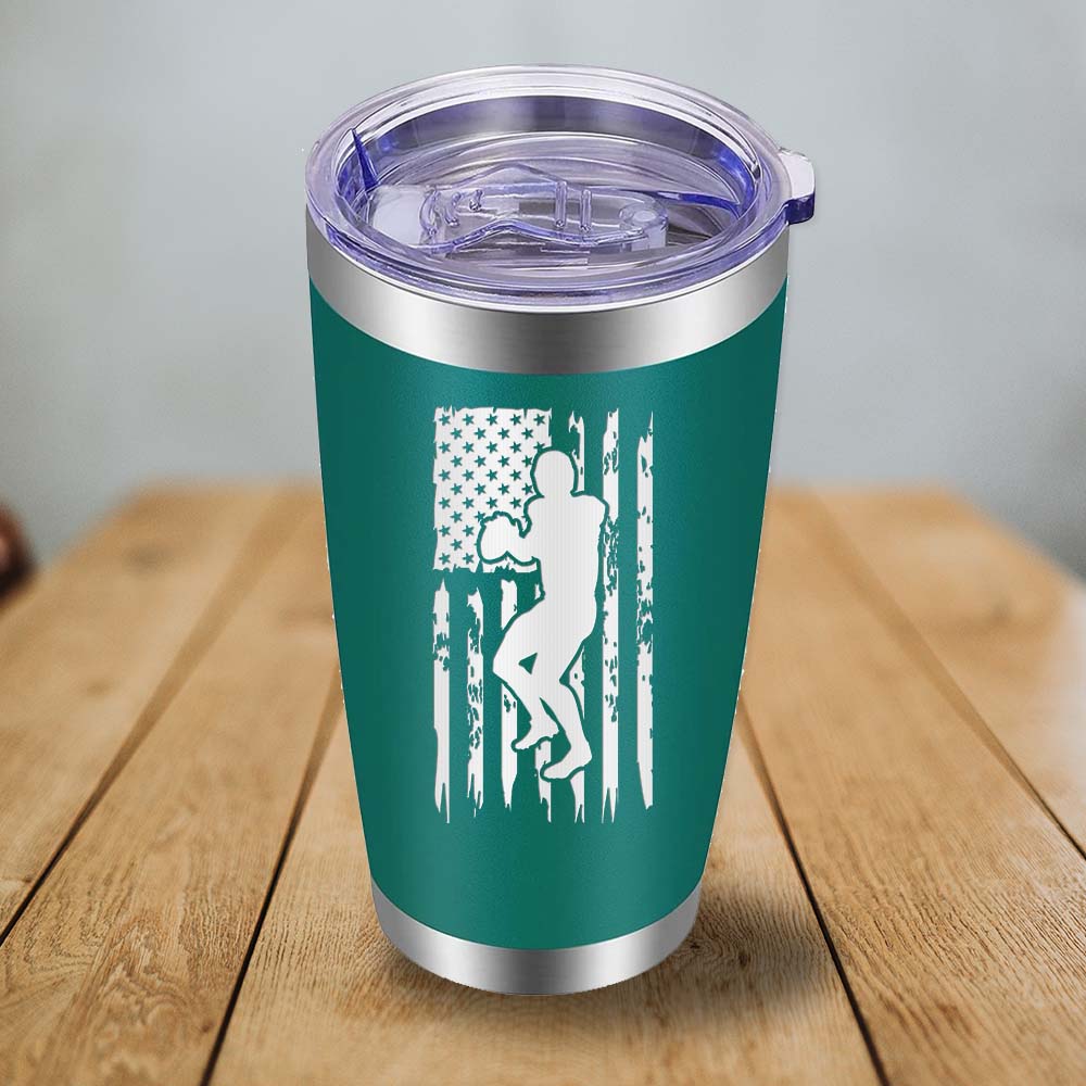 USA Flag Football - 20oz Tumbler