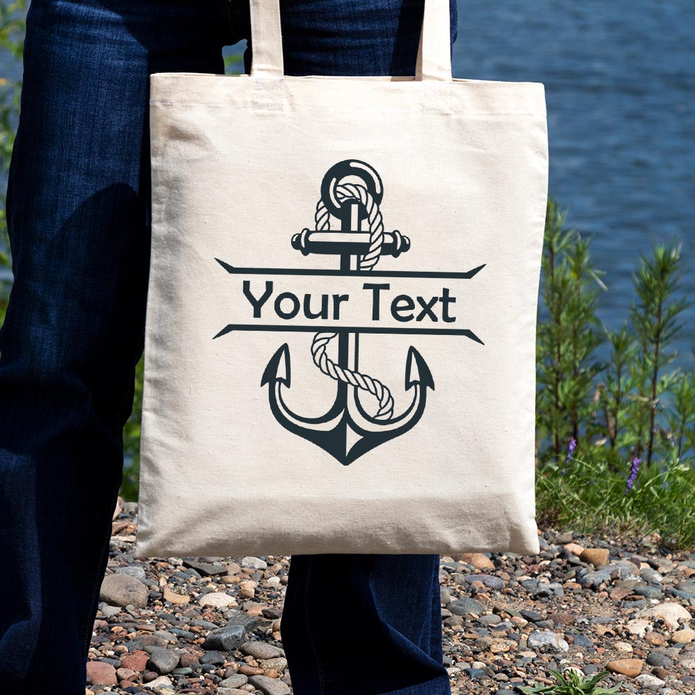 Anchor Monogram - Tote Bag