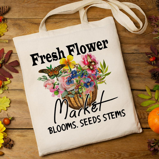 Fresh Flower Market - Tote Bag