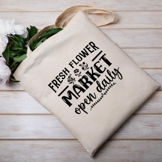 Fresh Flower Market - Tote Bag