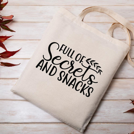 Full of Secrets and Snacks - Tote Bag