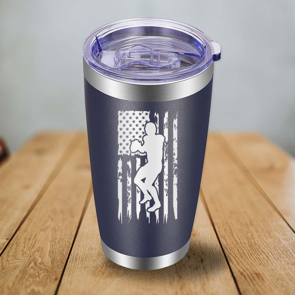 USA Flag Football - 20oz Tumbler