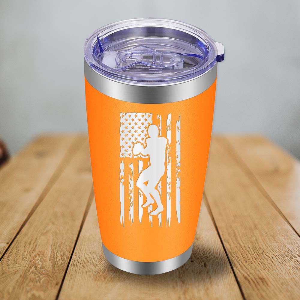 USA Flag Football - 20oz Tumbler