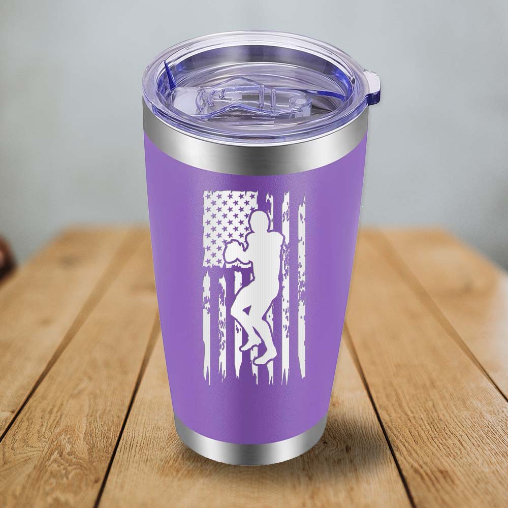 USA Flag Football - 20oz Tumbler