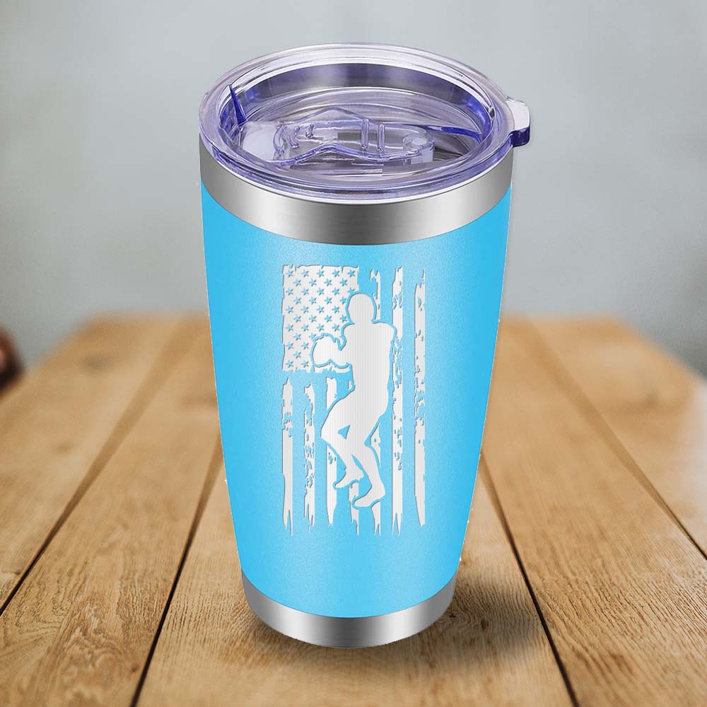 USA Flag Football - 20oz Tumbler