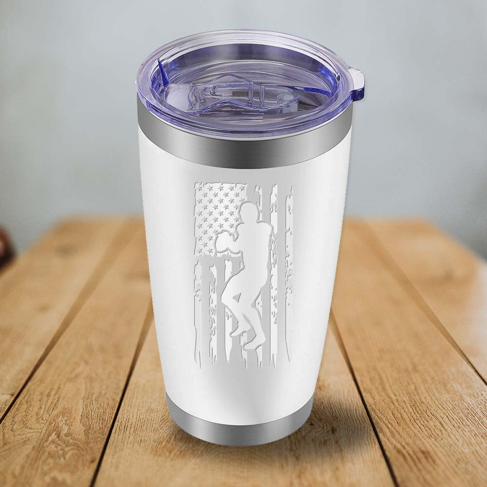 USA Flag Football - 20oz Tumbler