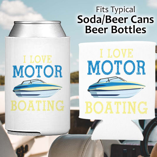 I Love Motor Boating - Koozie