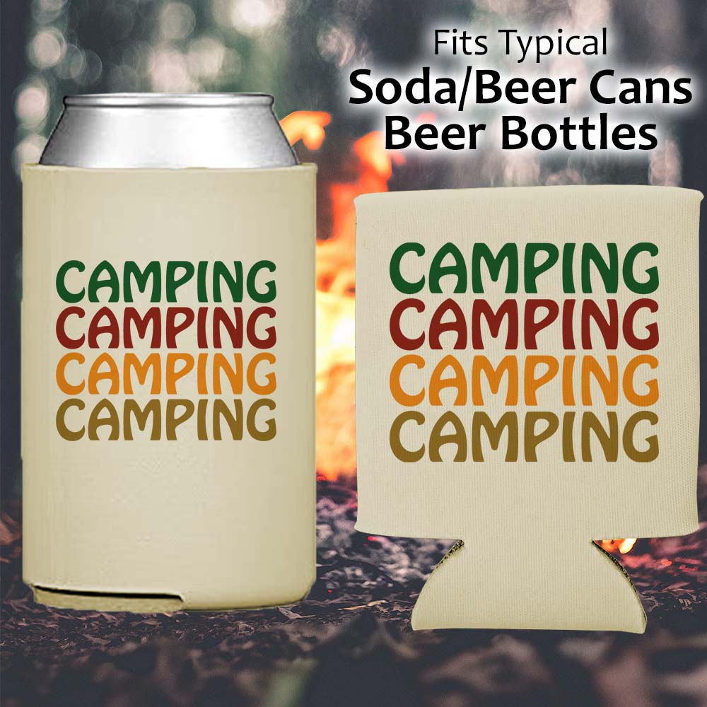 Camping Camping Camping - Koozie