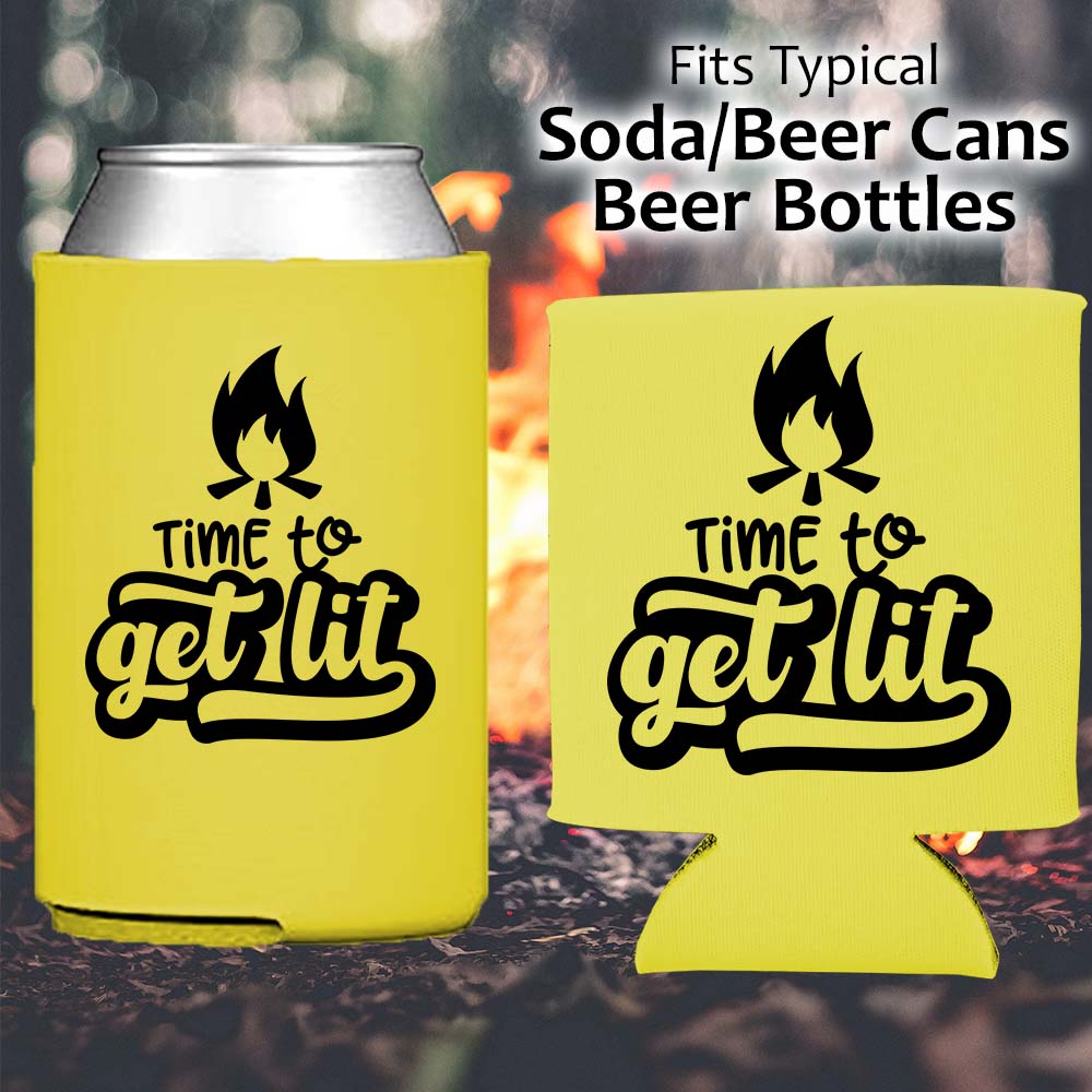 Time to Get Lit - Koozie