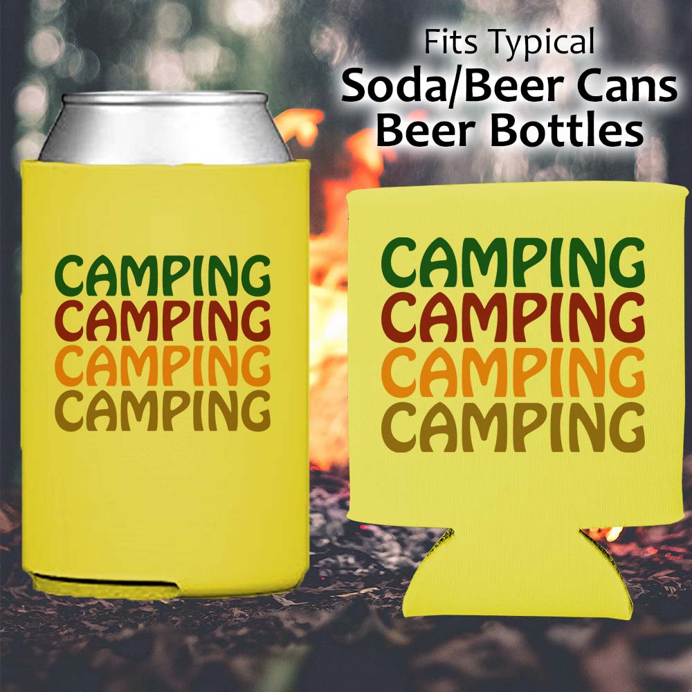 Camping Camping Camping - Koozie