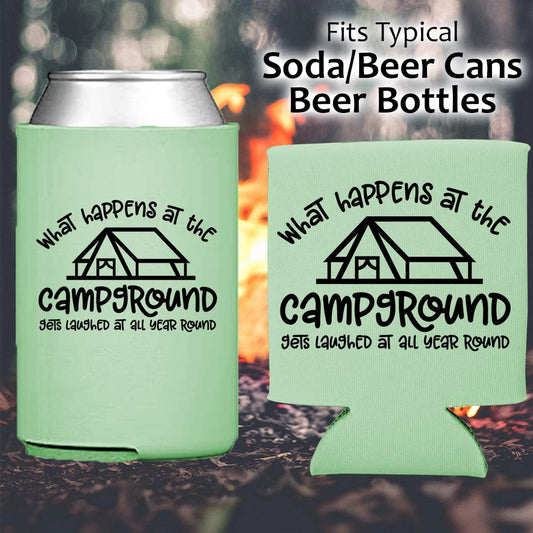 What Happens at the Campground - Koozie