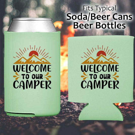 Welcome to our Camper - Koozie