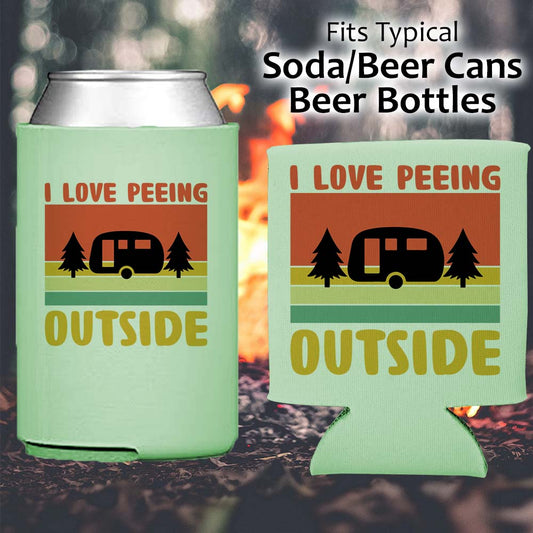 I Love Peeing Outside - Koozie