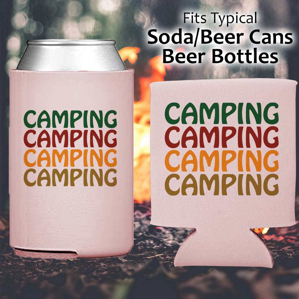 Camping Camping Camping - Koozie