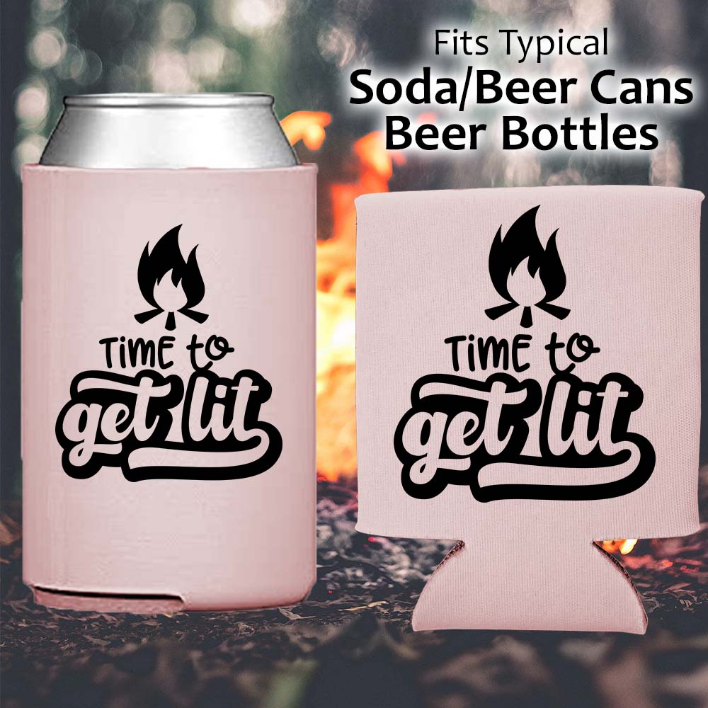 Time to Get Lit - Koozie