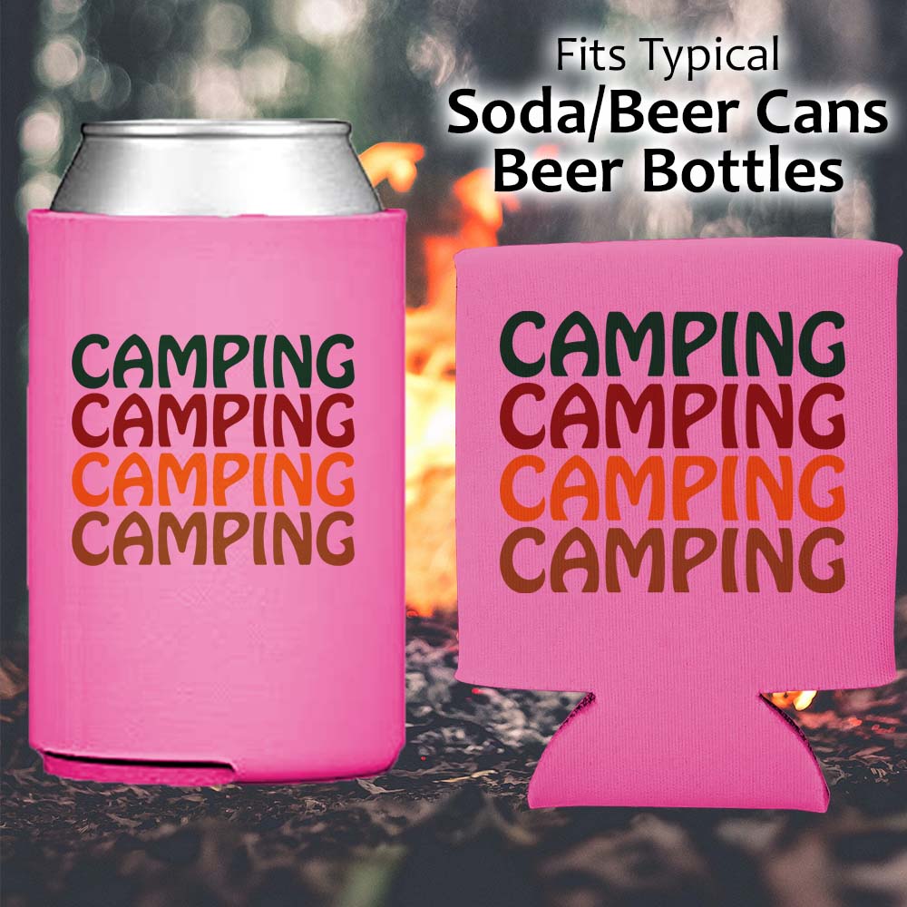 Camping Camping Camping - Koozie