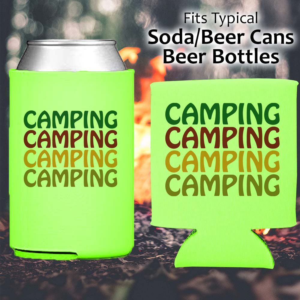 Camping Camping Camping - Koozie