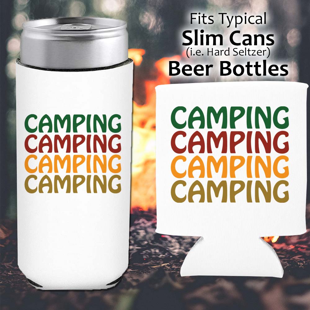 Camping Camping Camping - Koozie