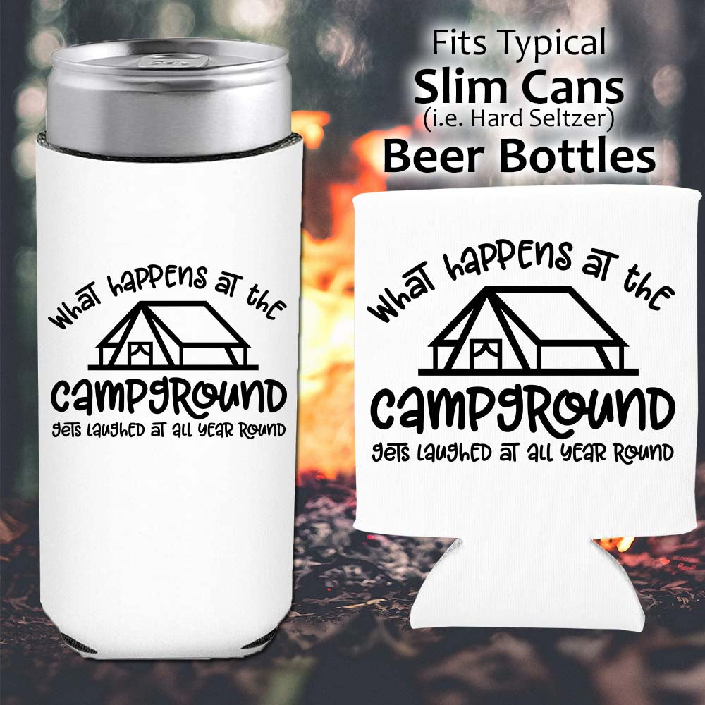 What Happens at the Campground - Koozie