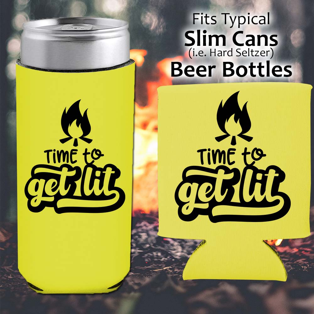 Time to Get Lit - Koozie