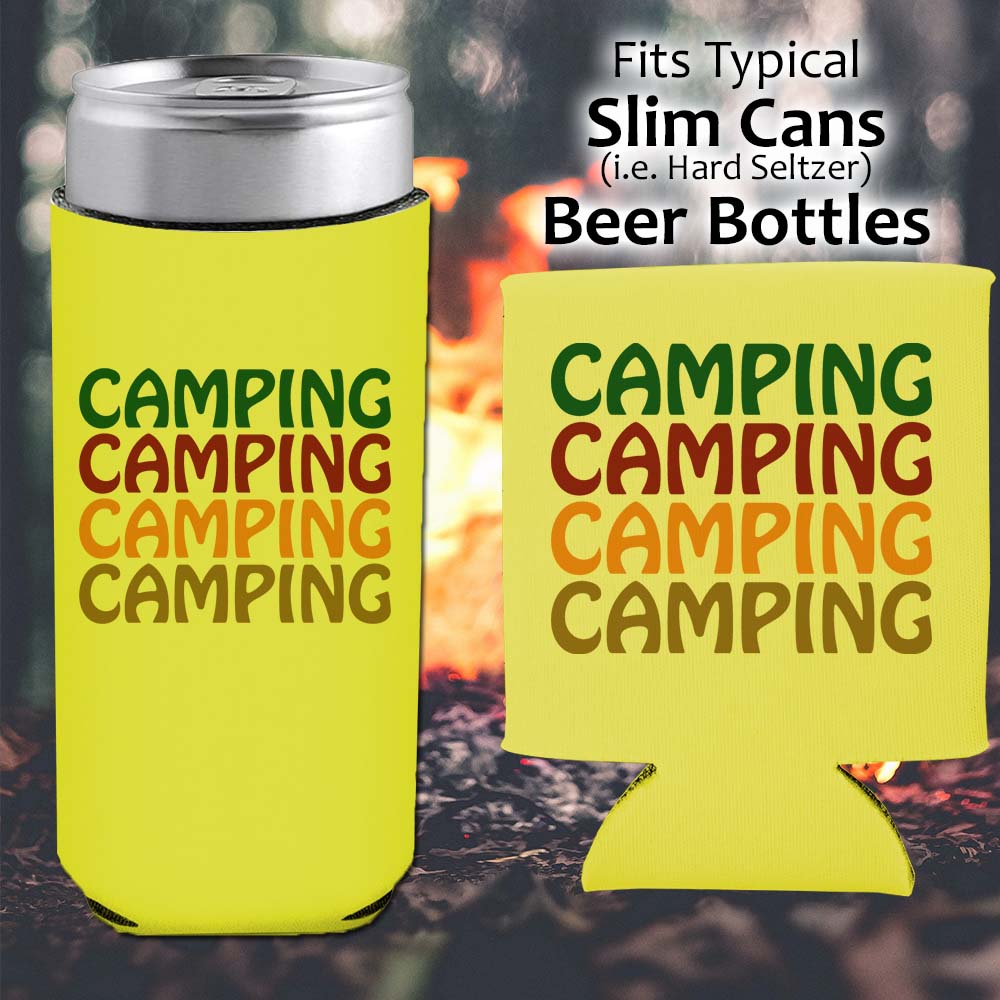 Camping Camping Camping - Koozie