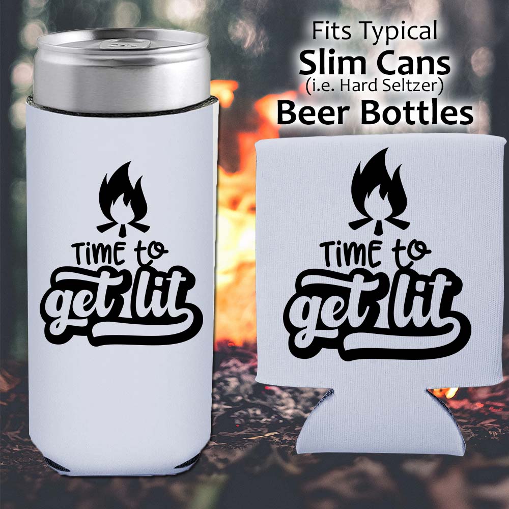 Time to Get Lit - Koozie