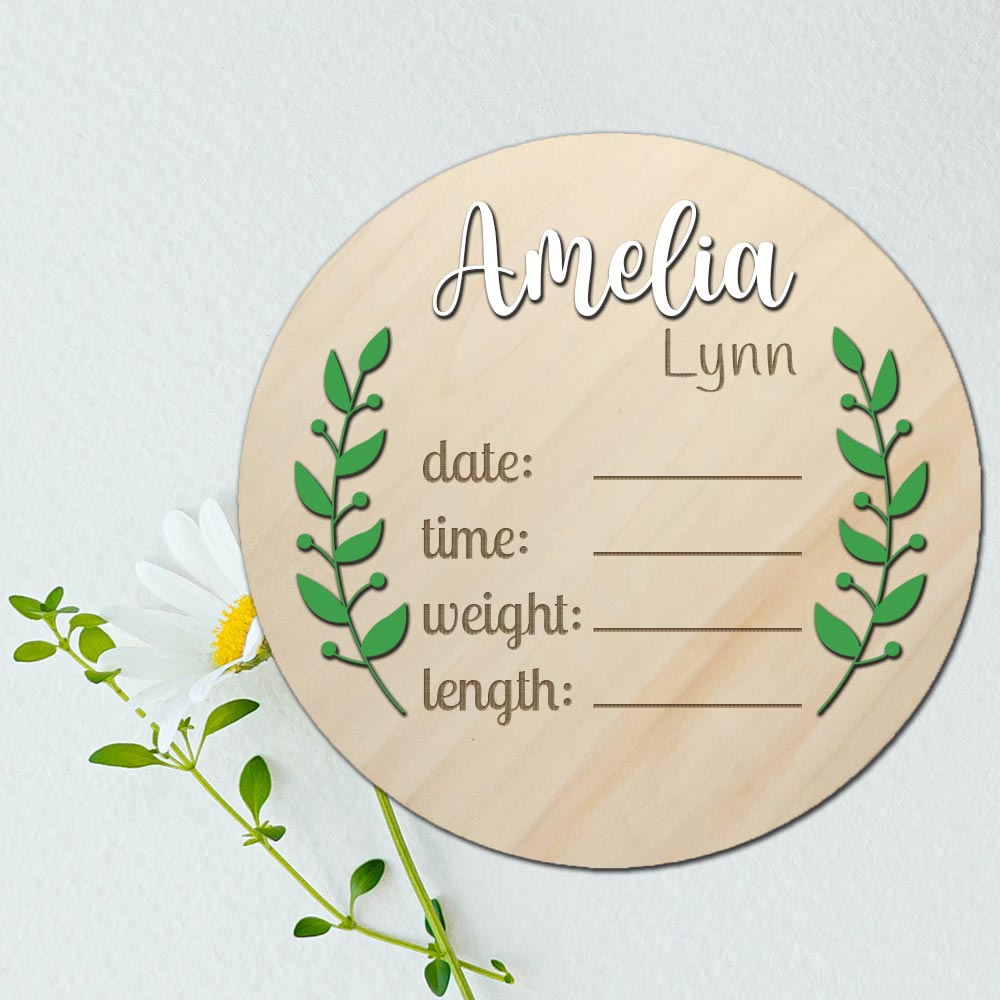 Ivy - Personalized - Birth Announcement
