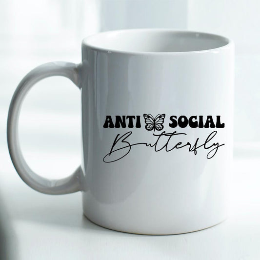 Antisocial Butterfly - Mug