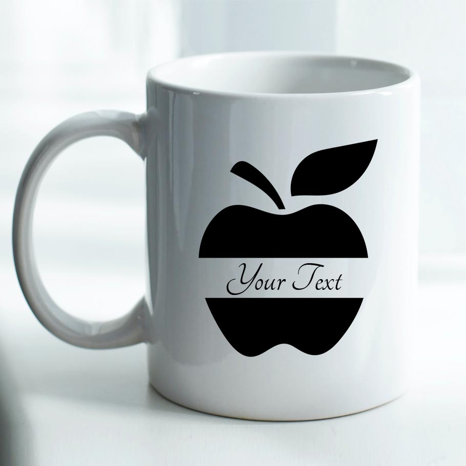 Apple 1 (Personalized Monogram) - Mug