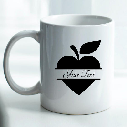 Apple 2 (Personalized Monogram) - Mug