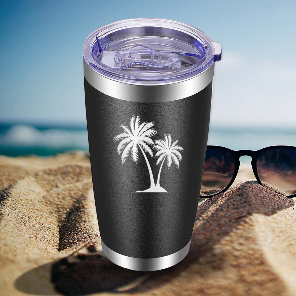 Two Palm Trees - 20oz Tumbler