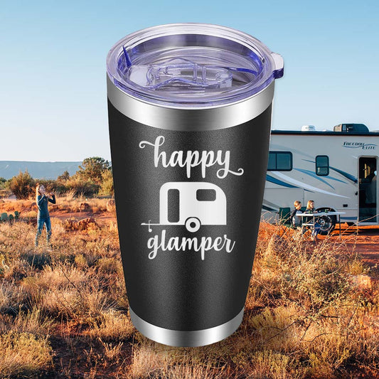 Happy Glamper - 20oz Tumbler