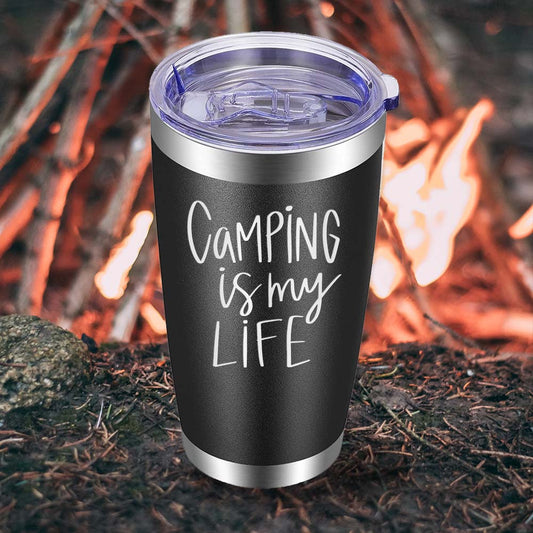 Camping is my Life - 20oz Tumbler