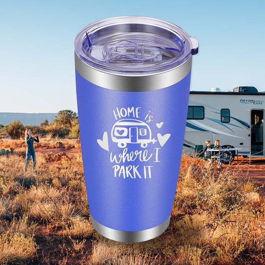 Home is where I park it - 20oz Tumbler