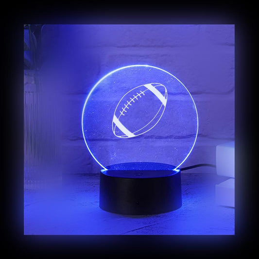 Football Sport Color LED Acrylic Light with Remote