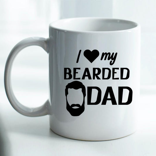 I love my bearded Dad - Mug