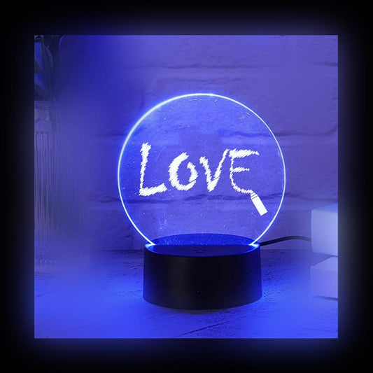 Love Scribe Color LED Acrylic Light with Remote
