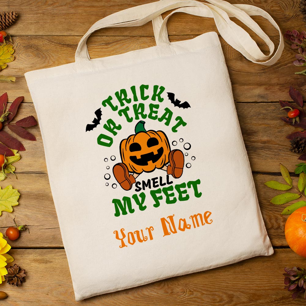 Trick or Treat Smell My Feet - Tote Bag