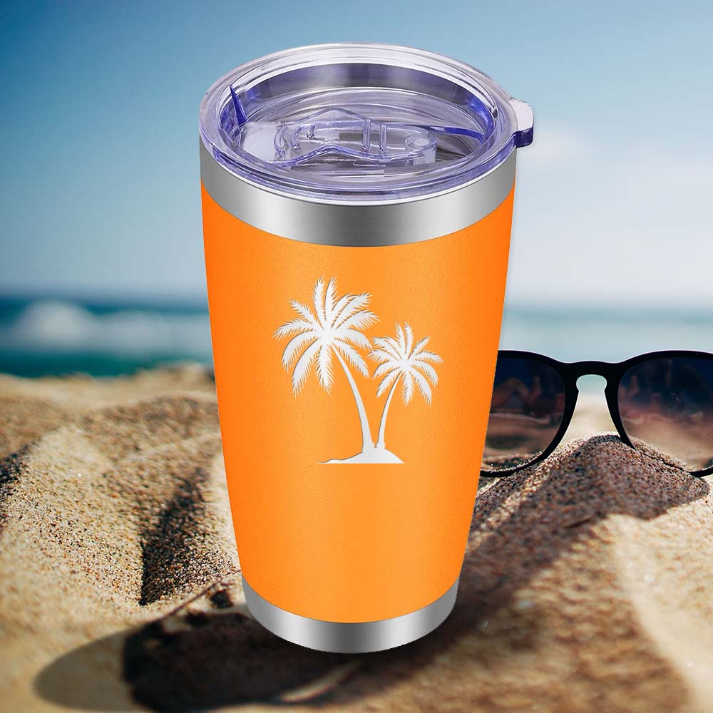 Two Palm Trees - 20oz Tumbler