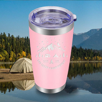 Eat Sleep Camp - 20oz Tumbler