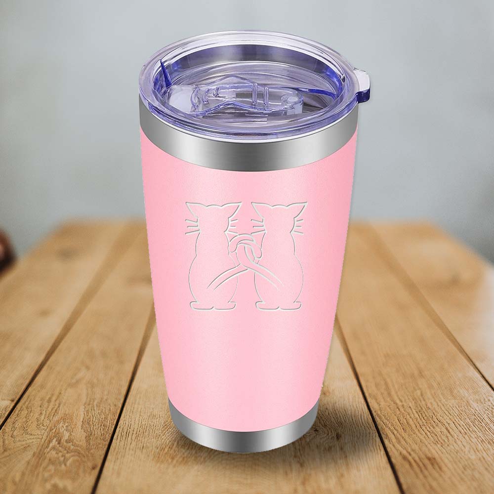 Cats Tails Intertwined - 20oz Tumbler
