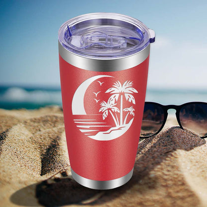 Beach Scene - 20oz Tumbler