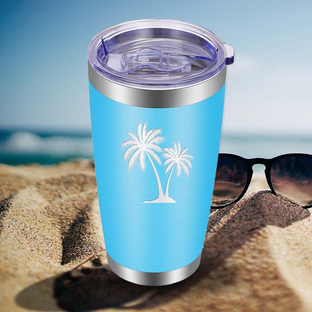 Two Palm Trees - 20oz Tumbler