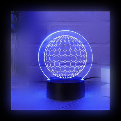 3D Sphere Color LED Acrylic Light with Remote